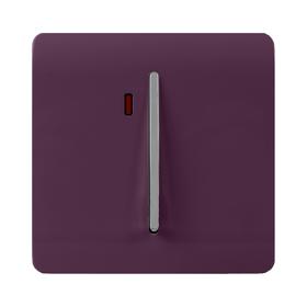 ART-WHS1PL  20 Amp Neon Insert Double Pole Switch Plum